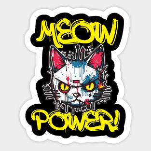 MEOW POWER Sticker